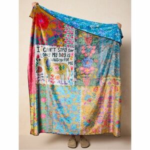 Natural Life Dog Lover Double-Sided Cozy Throw Blanket